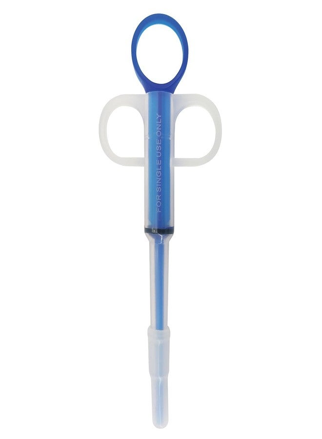 JorVet Pet Piller | Soft Silicone Tip Pill Dispenser for Dogs with Finger Rings for Enhanced Control | Ideal for Tablets & Capsules | Easy Medication Administration Tool | Blue Single